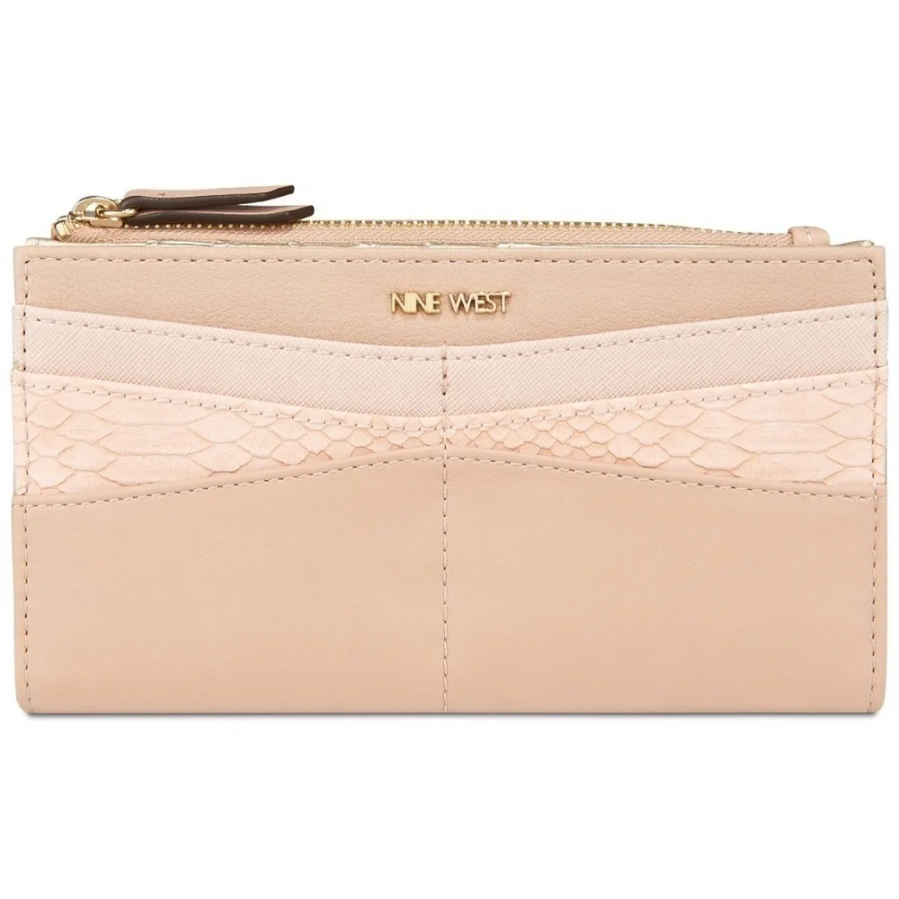 Nine West Wallet Slim Zip Organizer